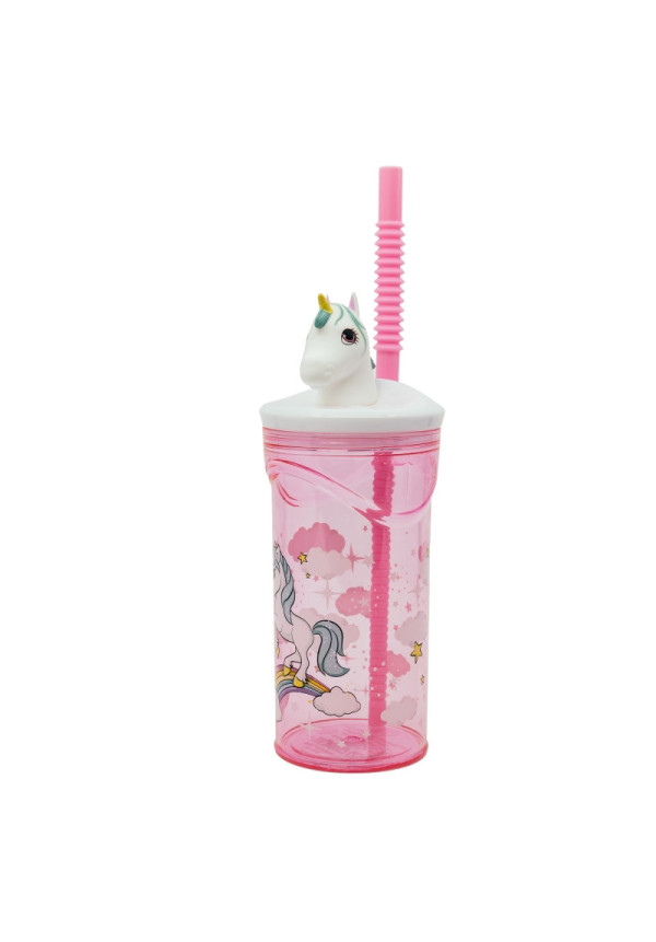 Vaso figura 360ml UNICORNIO