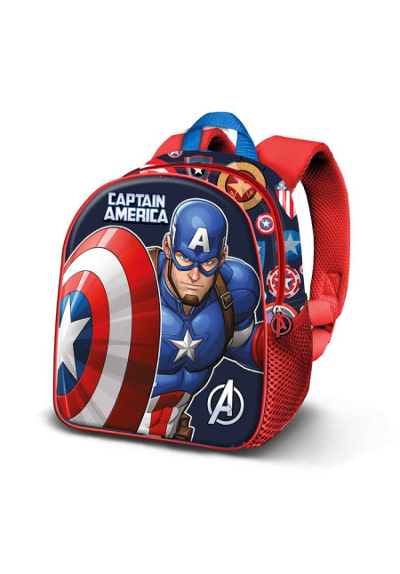 Mochila 31cm 3D CAPITAN AMERICA