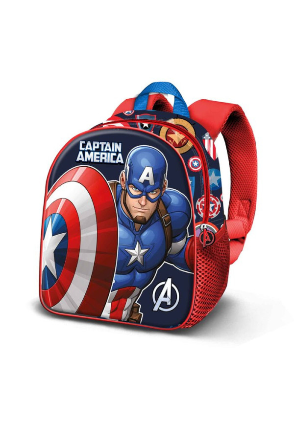 Mochila 31cm 3D CAPITAN AMERICA