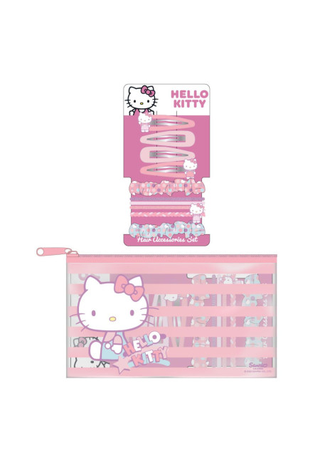 Set accesorios pelo HELLO KITTY