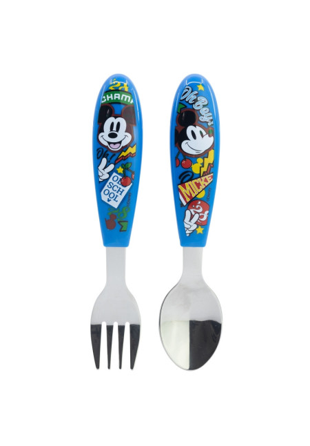 Cubiertos ergo metal MICKEY