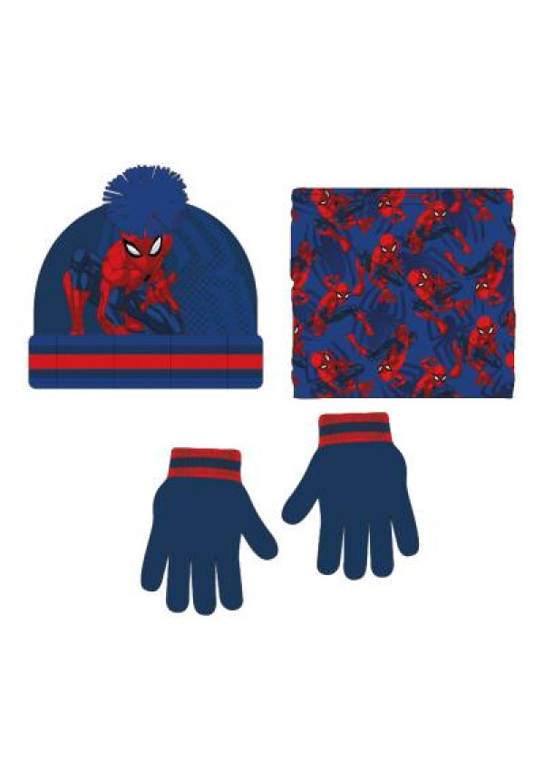 Set gorro guante braga SPIDER