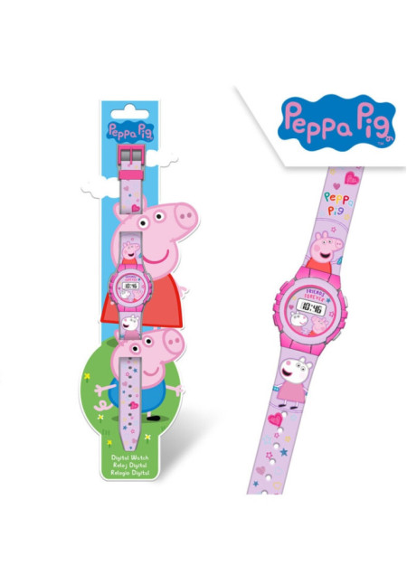 Reloj digital PEPPA hearts