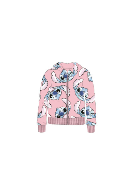 Sudadera cremallera STITCH