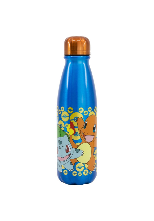 Botella 600ml aluminio POKEMON