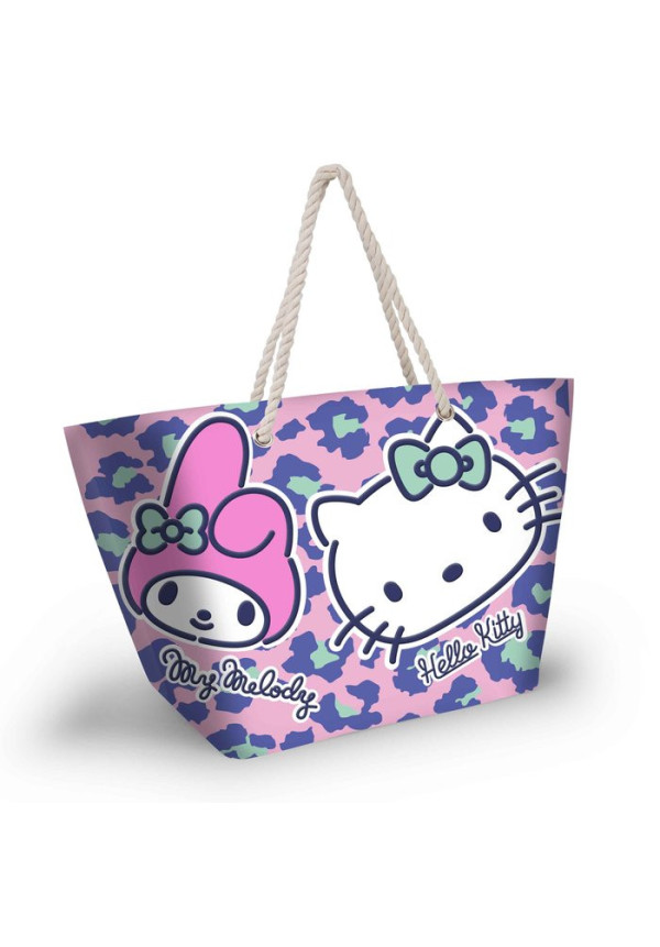 Bolso playa HELLO KITTY safari