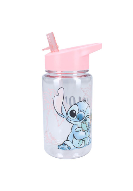 Botella pajita 450ml STITCH