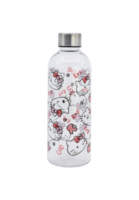 Botella transp. 850ml HELLO KITTY