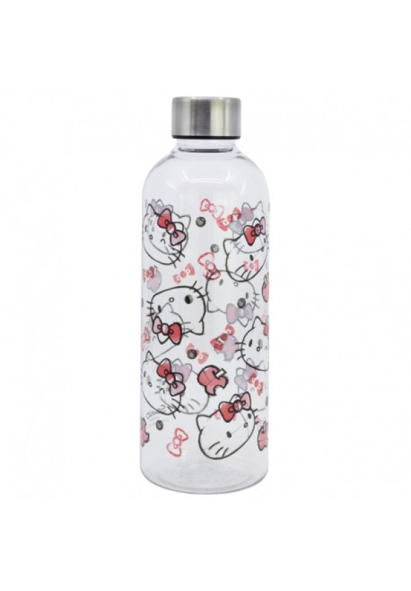 Botella transp. 850ml HELLO KITTY