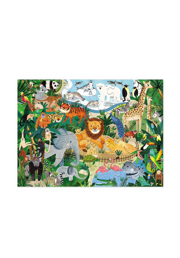 Puzzle 24pc ZOO