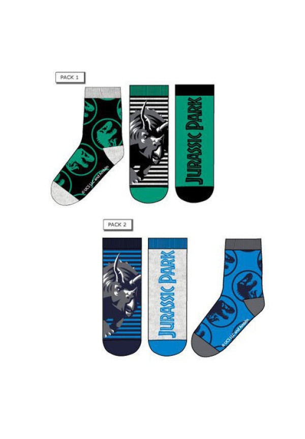 Set 3 calcetines JURASSIC