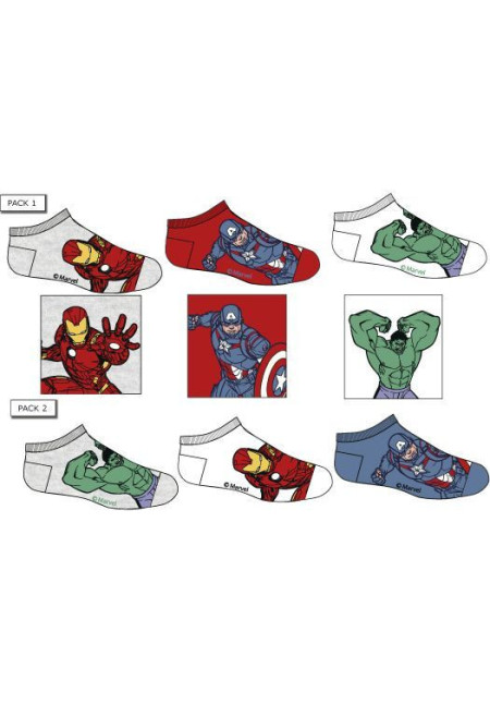 Pack 3 calcetines AVENGERS