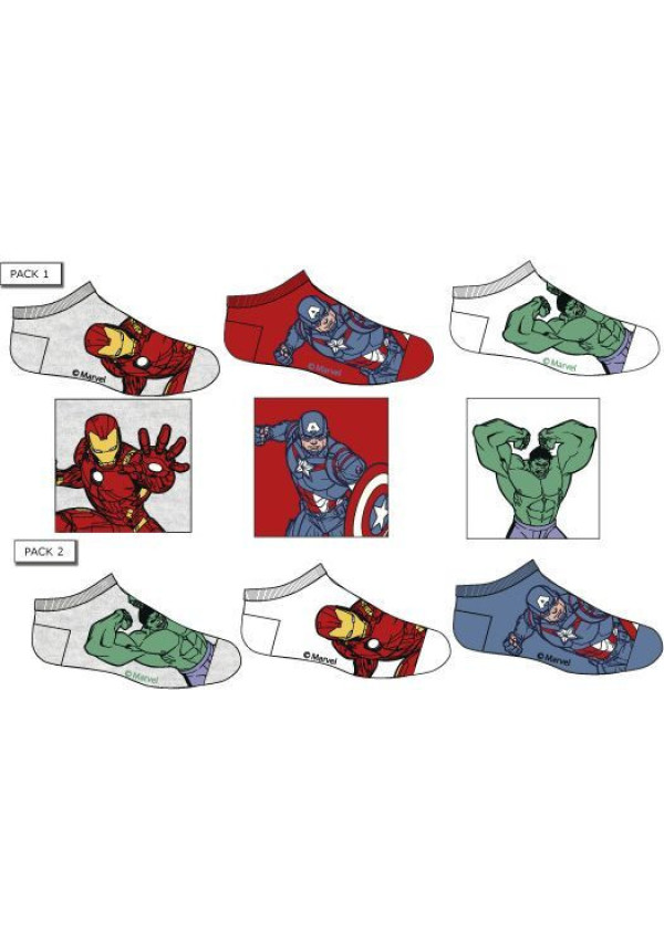 Pack 3 calcetines AVENGERS
