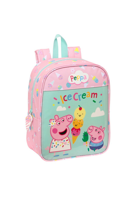 Mochila 27cm PEPPA icecream