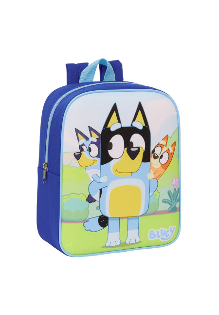 Mochila 27cm BLUEY happy