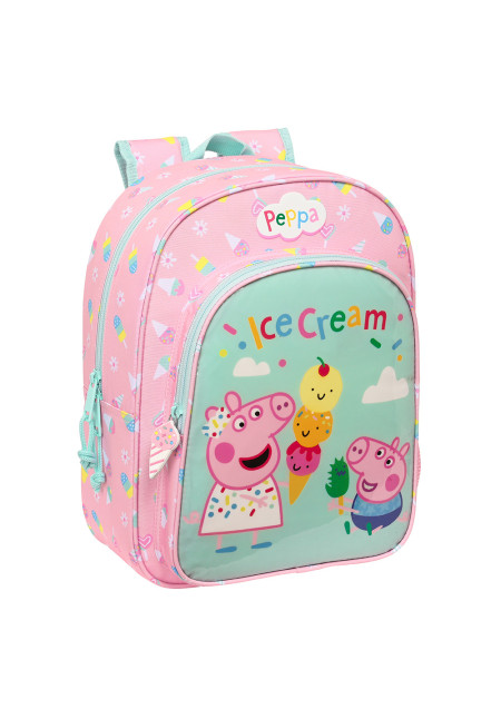 Mochila 34cm PEPPA icecream