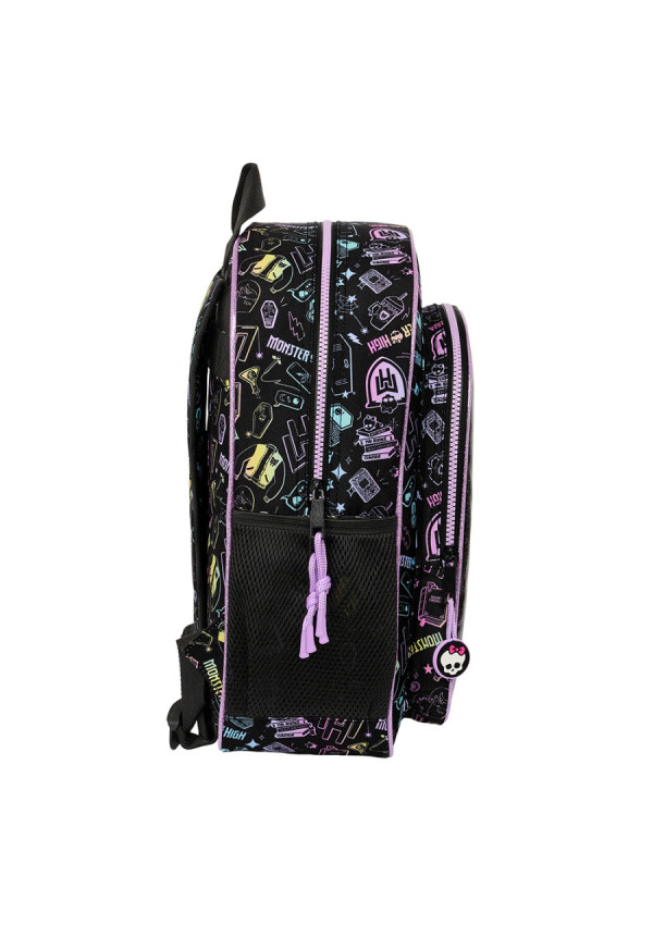 Mochila 38cm MONSTER HIGH black light