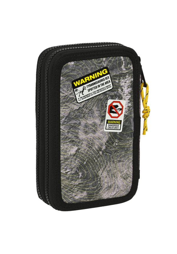 Plumier doble JURASSIC warning