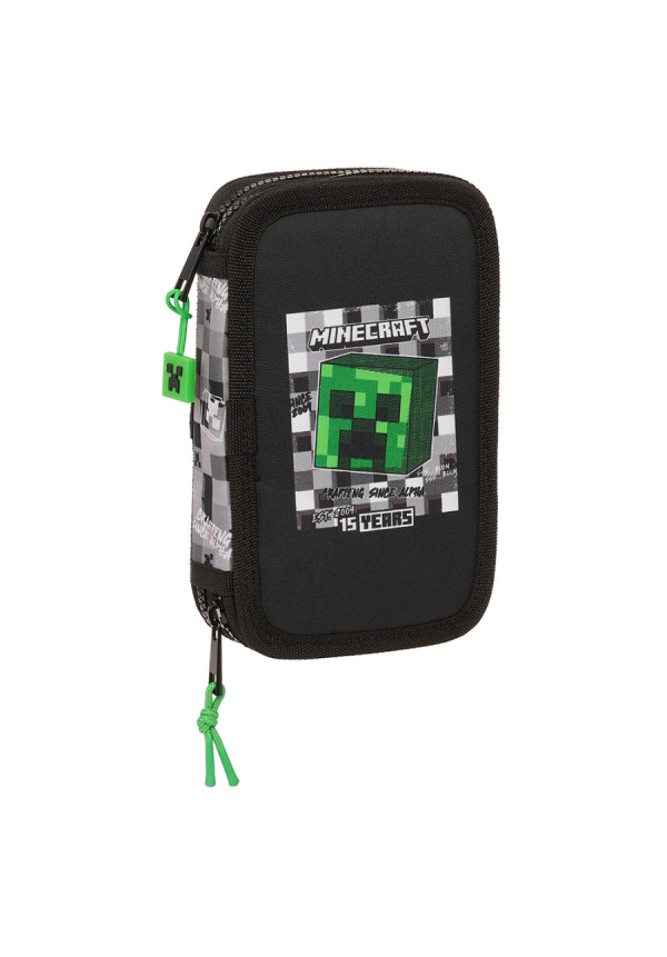 Plumier doble MINECRAFT ok