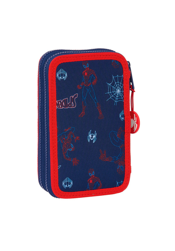 Plumier doble SPIDER neon