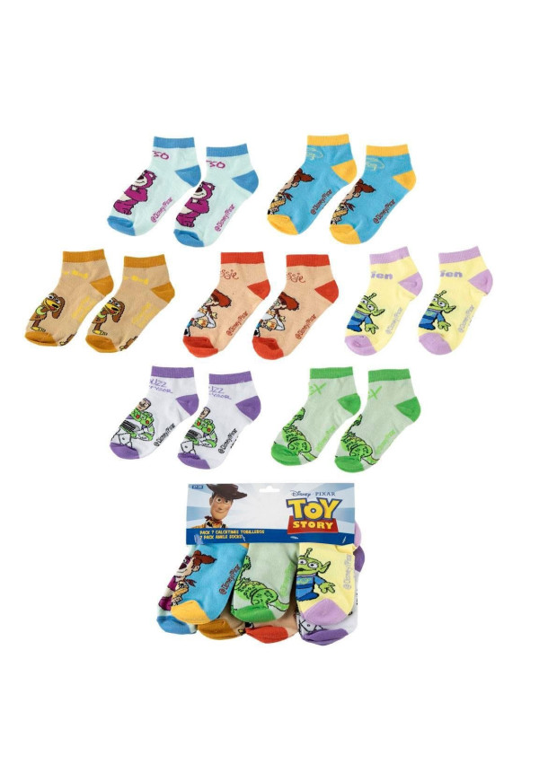 Set 7 calcetines tobilleros TOY STORY