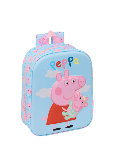 Mochila 27cm 3D PEPPA 