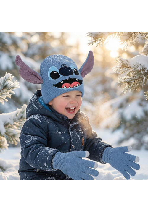 Set gorro guante STITCH