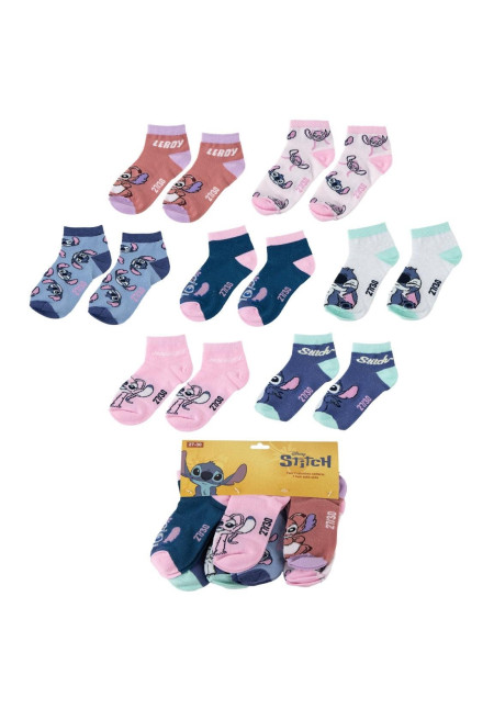 Set 7 calcetines tobilleros STITCH