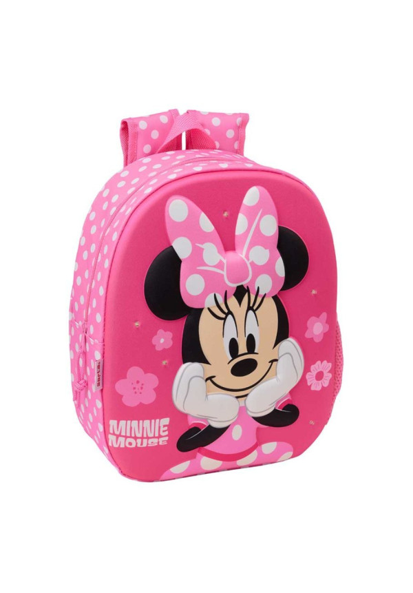 Mochila 33cm 3D led MINNIE