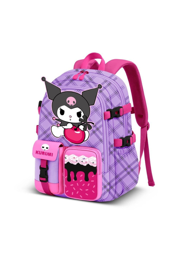 Mochila 40cm doble bolsillo KUROMI