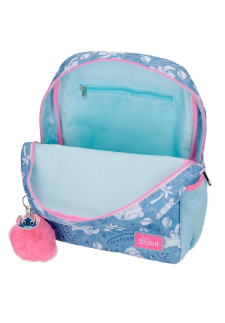 Mochila 34cm STITCH hearts