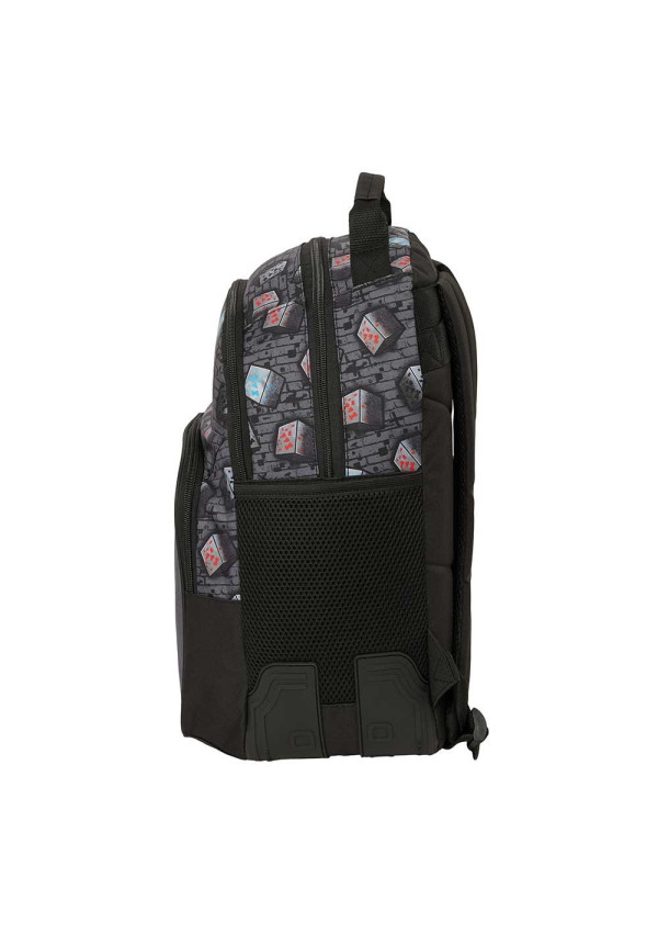 Mochila 42cm cantoneras MINECRAFT graffiti