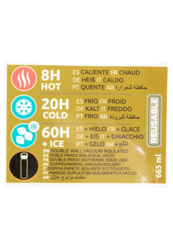 Termo glam SS 665ml MARVEL