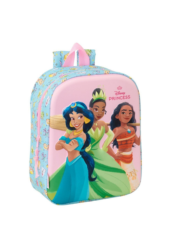 Mochila 27cm 3D PRINCESAS
