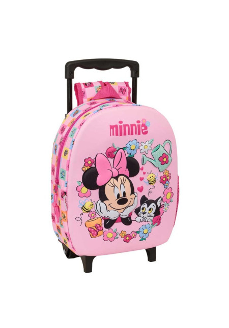 Mochila ruedas 33cm 3D MINNIE