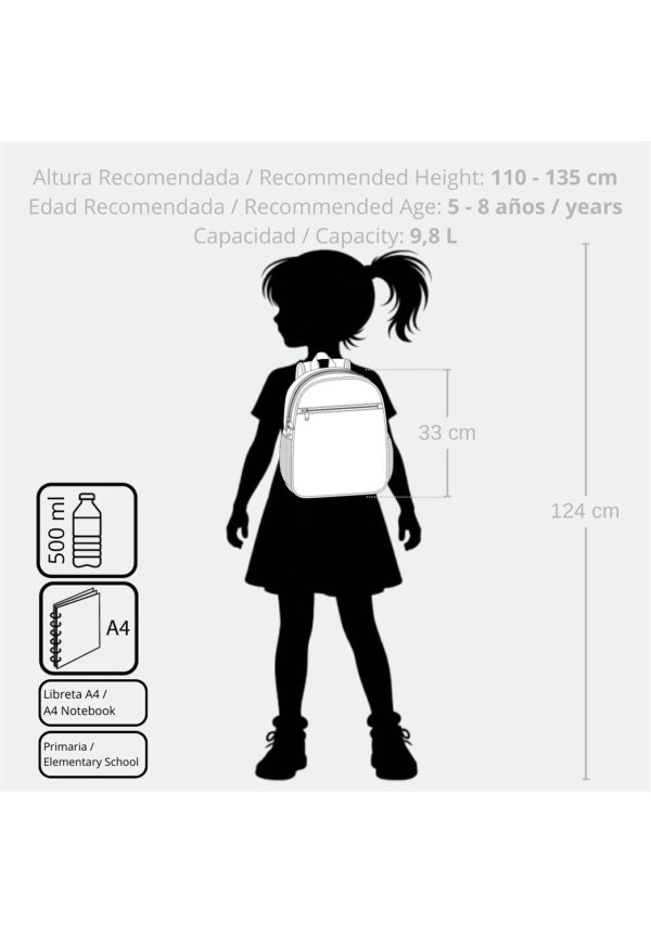 Mochila 34cm STICH you&me