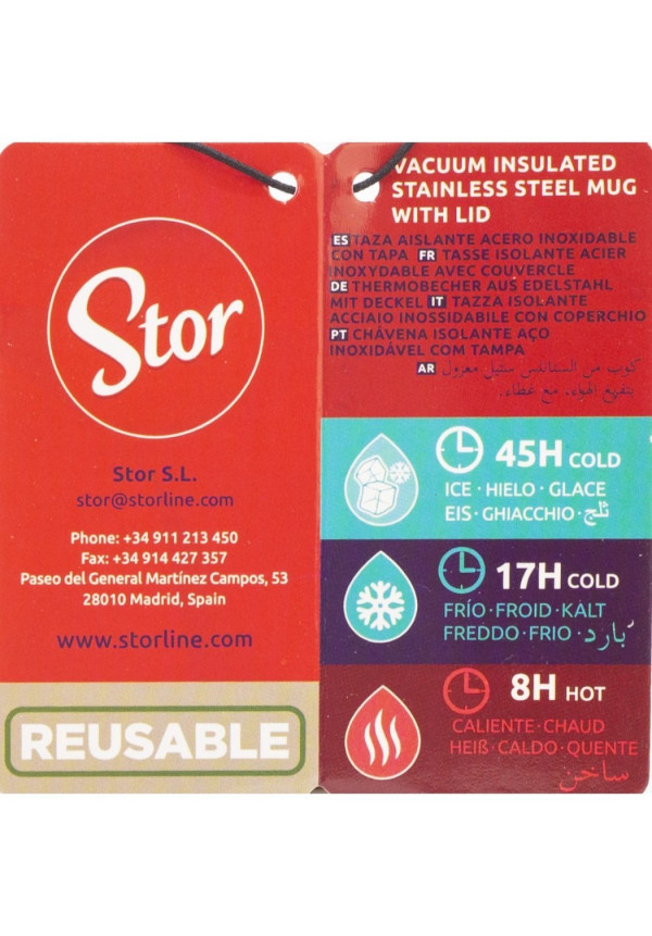 Taza termo XL 940ml STITCH