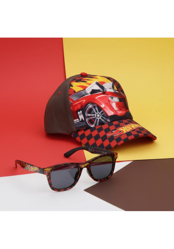 Set gorra + gafas HOT WEELS