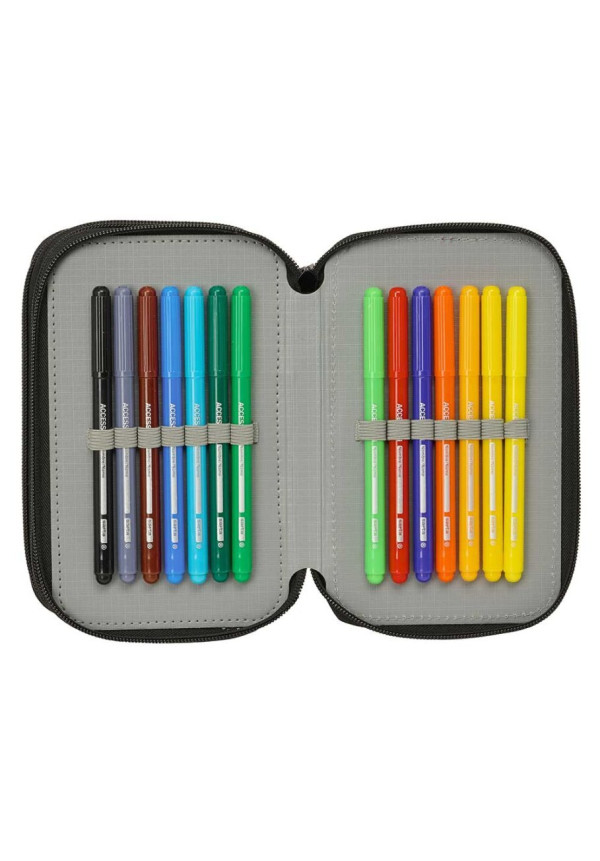 Plumier triple KPOP BLACK