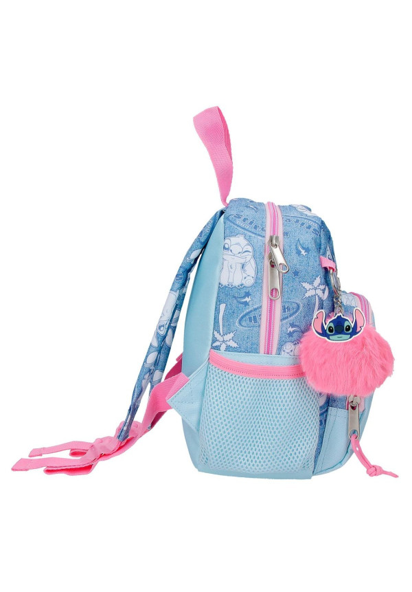 Mochila 24cm STITCH hearts
