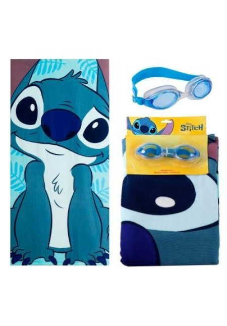 Set toalla + gafas STITCH