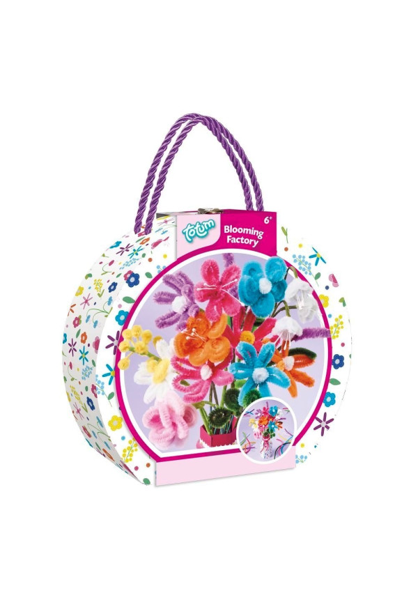 Set blooming flower factory 
