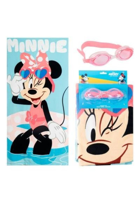 Set toalla + gafas MINNIE