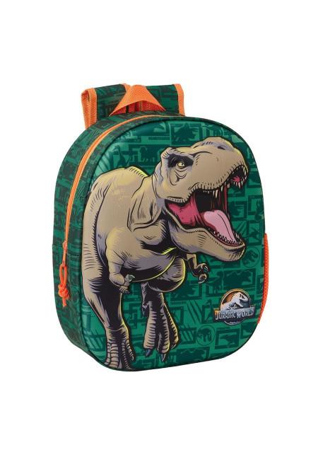 Mochila 33cm 3D JURASSIC