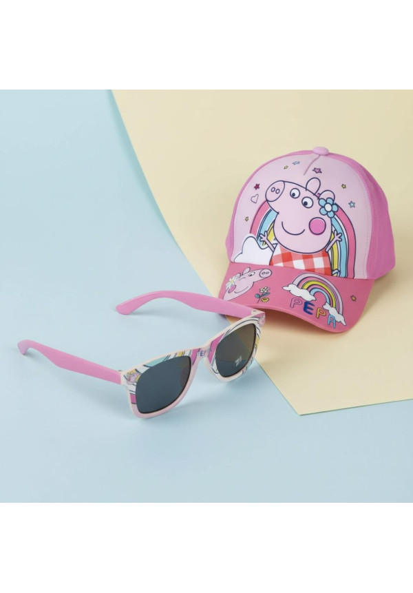 Set gorra + gafas PEPPA PIG