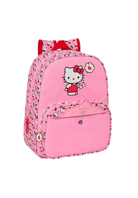 Mochila 34cm HELLO KITTY pinky promise