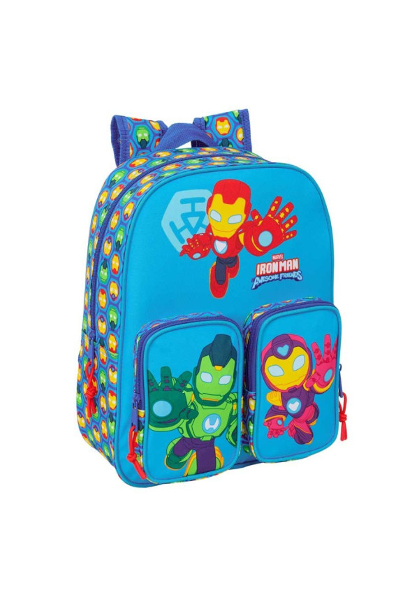 Mochila 34cm IRON MAN awesome friends