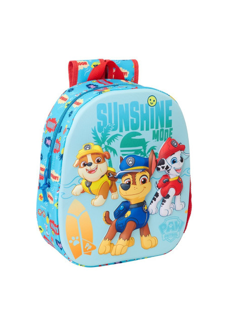 Mochila 33cm 3D PAW PATROL