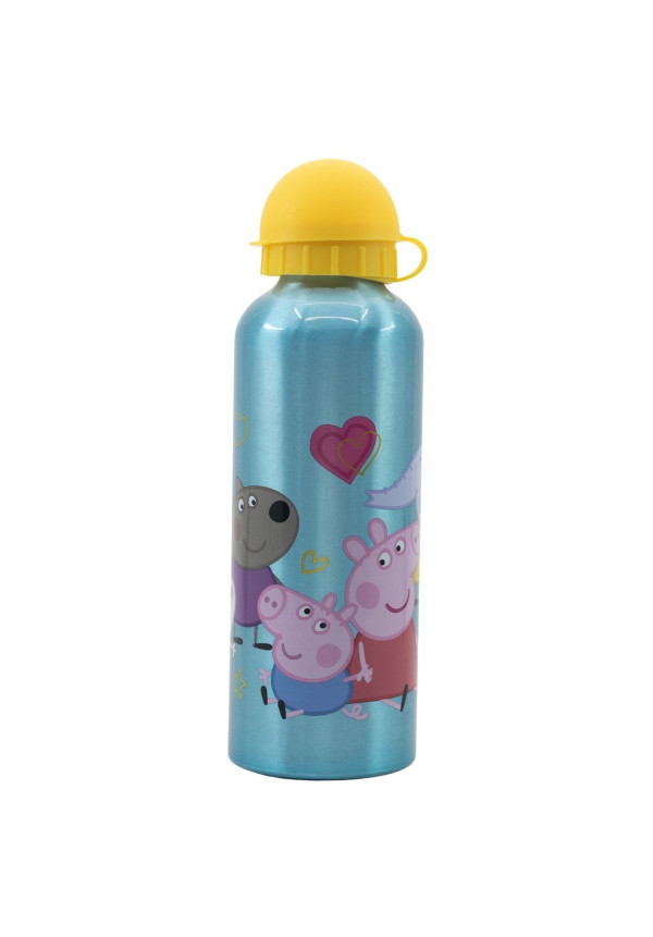 Botella aluminio 500ml PEPPA friends
