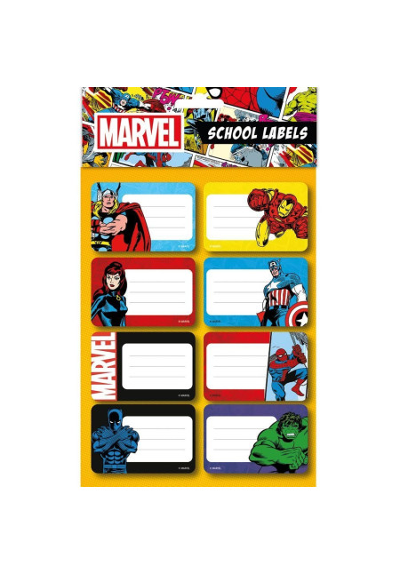 	Etiquetas adhesivas MARVEL
